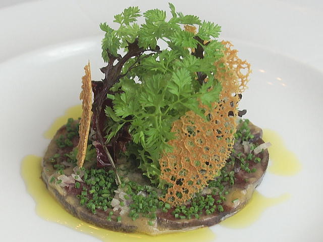 蝦夷シカのカルパッチョ