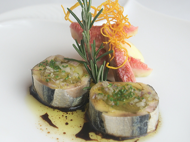 秋刀魚のガランティーヌ