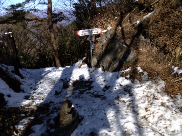 ⑧穴路峠　9：40頃