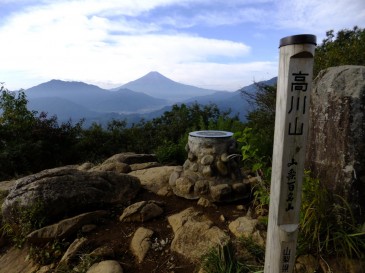 ⑥山頂の様子　8：06