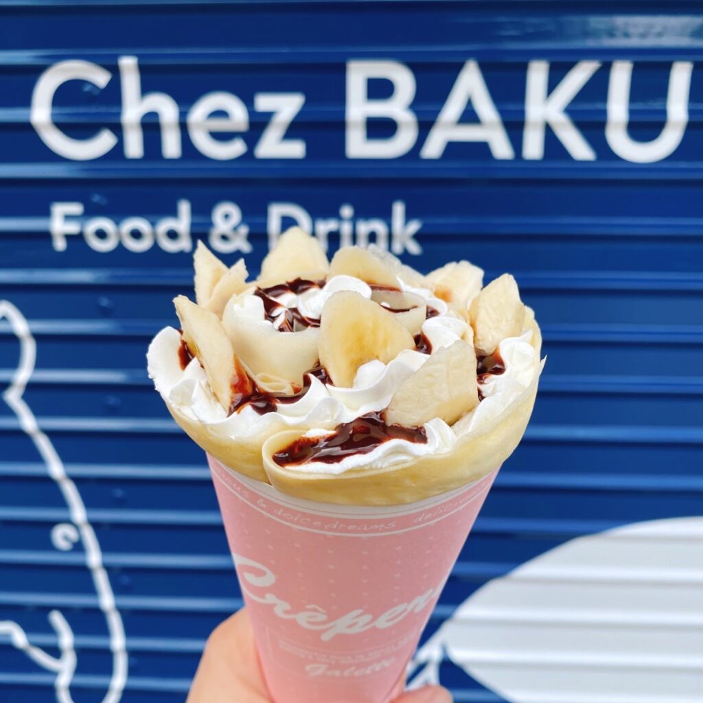 ChezBAKUのクレープ
