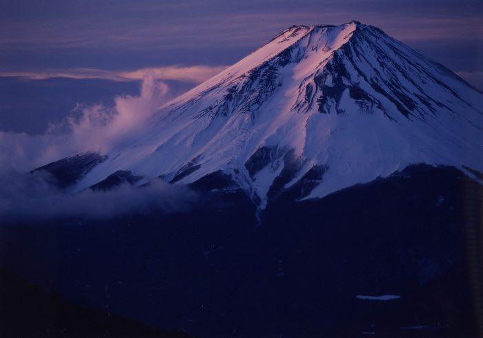 山頂からの富士山
