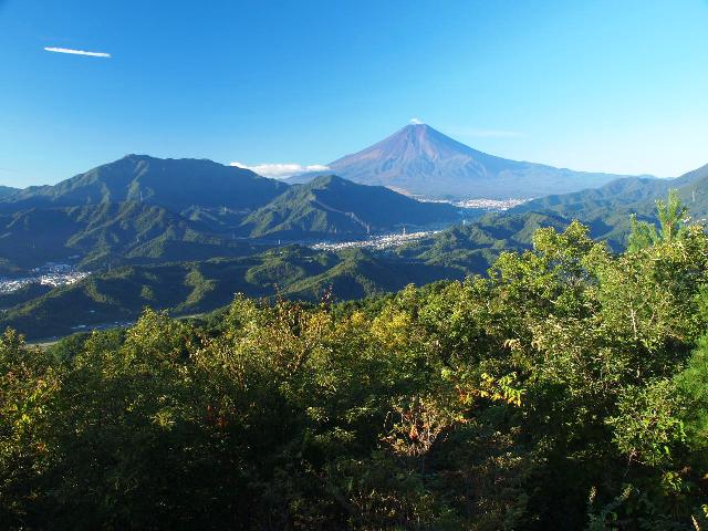 山頂からの富士山