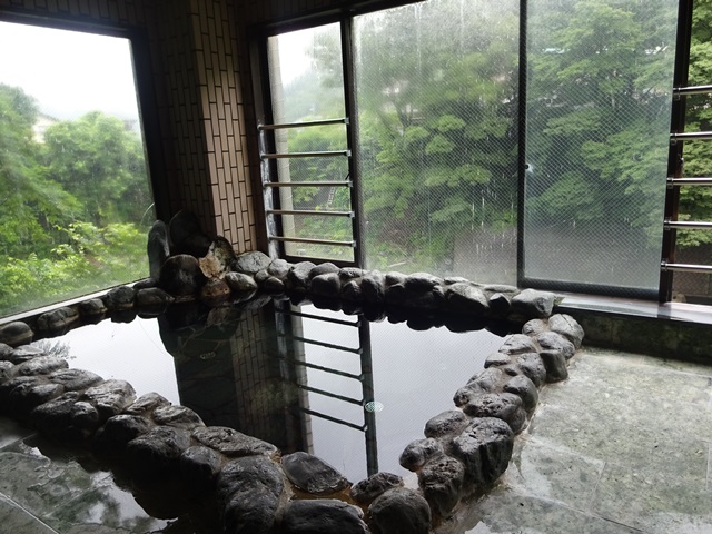 情緒あふれる展望風呂