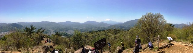 山頂からのパノラマ