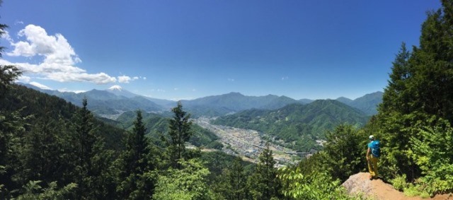 天狗岩からの絶景。