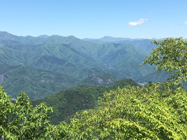 大月方面の景観。
